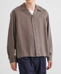 UNITED TOKYO（ユナイテッドトウキョウ）の「HIGH TWIST CUPRA オープンカラーシャツ 接触冷感｜吸湿性（シャツ/ブラウス・メンズ）」