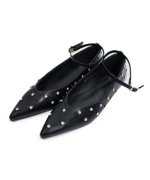 DONOBAN(ドノバン)の「アンクルストラップビジューパンプス(パンプス・レディース・ブラック/グレー・22.5cm/24.5cm/23.5cm)」の8枚目の写真