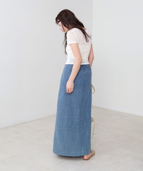 Bab（バブ）の「ドレープニットトップス（その他トップス・レディース・ブラック/オフホワイト/ピンク/グリーン・M）」の15枚目の写真