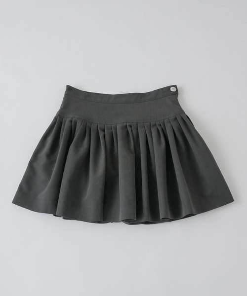 GIUNON（ジウノン）の「random pleated skirt pants / ランダムプリーツスカートパンツ（スカート・レディース・ブラック/グレー・FREE）」の8枚目の写真