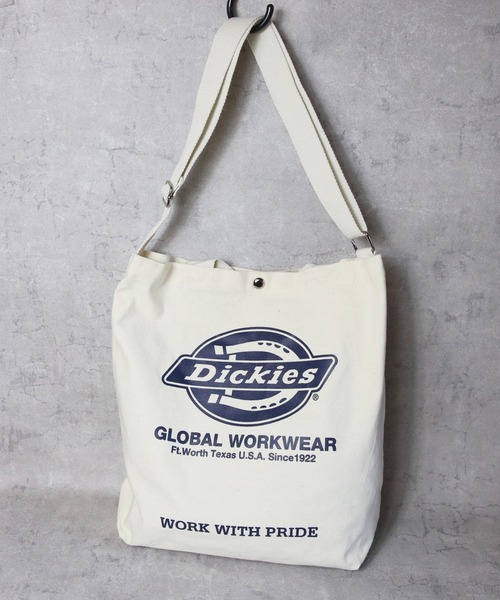 Dickies(ディッキーズ)の「Dickies キャンバス2WAYショルダーバッグ(ショルダーバッグ・メンズ・ホワイト/レッド/ネイビー/ブラック・FREE)」の3枚目の写真
