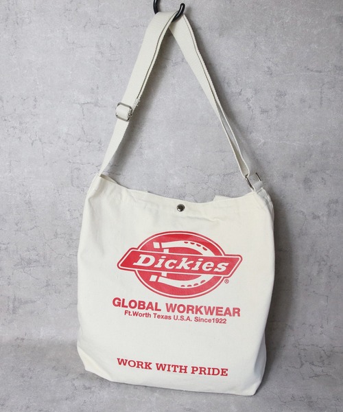 Dickies(ディッキーズ)の「Dickies キャンバス2WAYショルダーバッグ(ショルダーバッグ・メンズ・ホワイト/レッド/ネイビー/ブラック・FREE)」の4枚目の写真