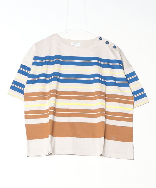 McGREGOR(マックレガー)の「マリンパネルボーダー(Tシャツ/カットソー・レディース・ブラウン/ロイヤルブルー/ピンク系その他/アイボリー・L/M)」の20枚目の写真