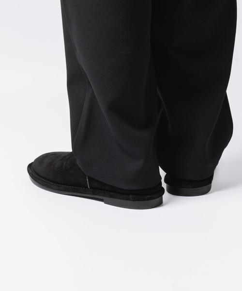 ATTACHMENT(アタッチメント)の「カウレザースエード バブーシュ / COW LEATHER SUEDE BABOUCHE(スリッポン・メンズ・ブラウン/ベージュ/ブラック・42/41/43)」の22枚目の写真