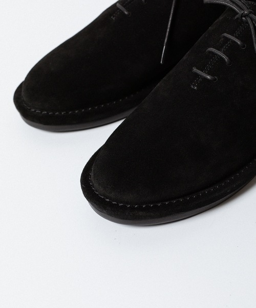 ATTACHMENT(アタッチメント)の「カウレザースエード バブーシュ / COW LEATHER SUEDE BABOUCHE(スリッポン・メンズ・ブラウン/ベージュ/ブラック・42/41/43)」の6枚目の写真