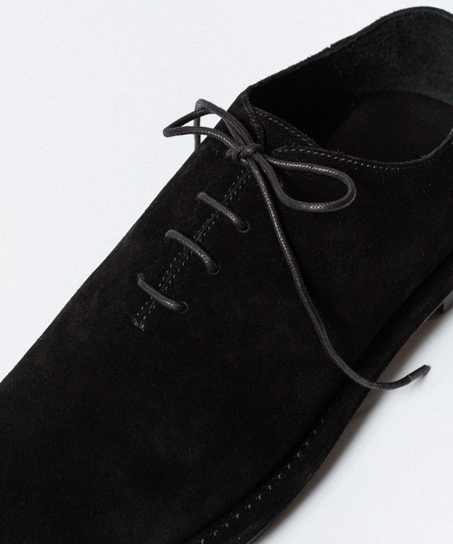 ATTACHMENT(アタッチメント)の「カウレザースエード バブーシュ / COW LEATHER SUEDE BABOUCHE(スリッポン・メンズ・ブラウン/ベージュ/ブラック・42/41/43)」の8枚目の写真