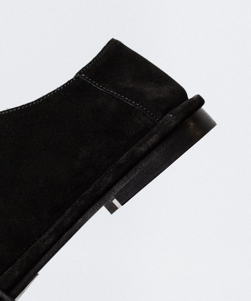 ATTACHMENT(アタッチメント)の「カウレザースエード バブーシュ / COW LEATHER SUEDE BABOUCHE(スリッポン・メンズ・ブラウン/ベージュ/ブラック・42/41/43)」の9枚目の写真