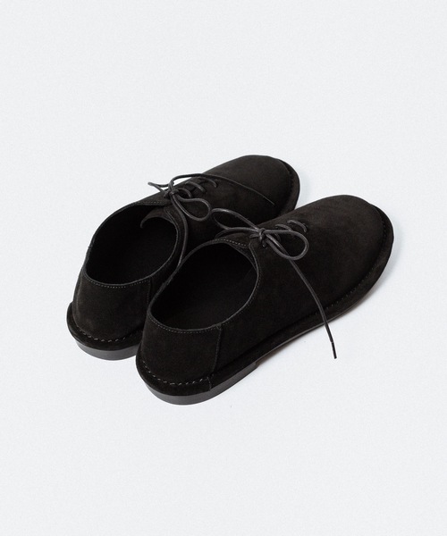 ATTACHMENT(アタッチメント)の「カウレザースエード バブーシュ / COW LEATHER SUEDE BABOUCHE(スリッポン・メンズ・ブラウン/ベージュ/ブラック・42/41/43)」の16枚目の写真