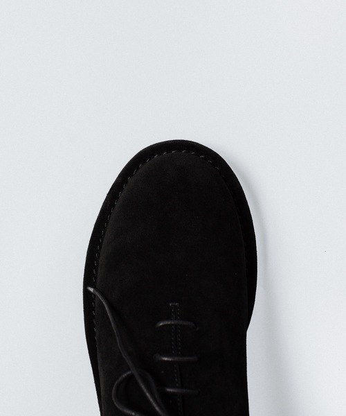 ATTACHMENT(アタッチメント)の「カウレザースエード バブーシュ / COW LEATHER SUEDE BABOUCHE(スリッポン・メンズ・ブラウン/ベージュ/ブラック・42/41/43)」の17枚目の写真