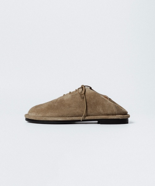 カウレザースエード バブーシュ / COW LEATHER SUEDE BABOUCHE