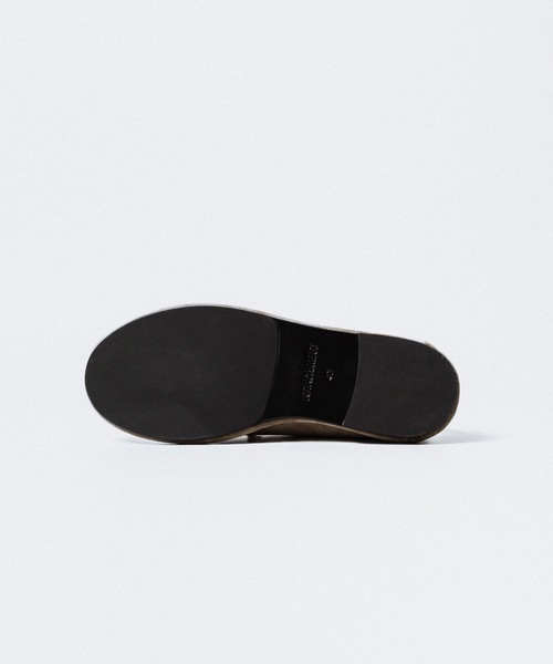 靴 ATTACHMENT COW LEATHER SUEDE SANDALS ATTACHMENT（アタッチメント） スリッポン カウレザースエード