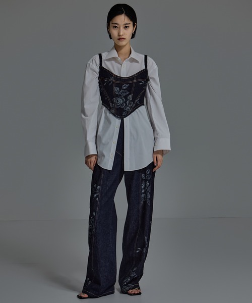セール】【FETICO/フェティコ】《STUDIOUS別注》ROSE DENIM