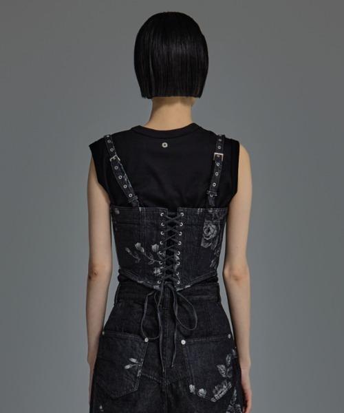 FETICO/フェティコ】《STUDIOUS別注》ROSE DENIM BUSTIER