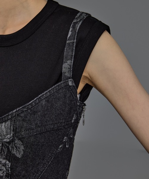 「FETICO/フェティコ」「STUDIOUS別注」ROSE DENIM BUSTIER レディース FETICO 「FETICO/フェティコ」「STUDIOUS別注」ROSE DENIM