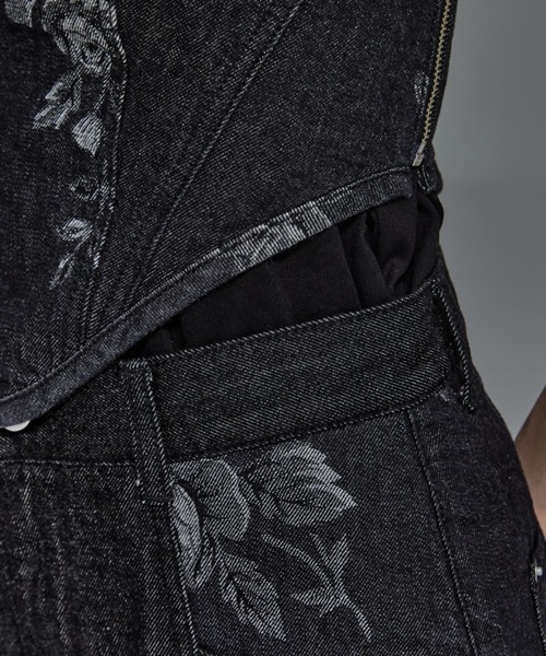 「FETICO/フェティコ」「STUDIOUS別注」ROSE DENIM BUSTIER レディース FETICO/フェティコ】《STUDIOUS別注》ROSE DENIM BUSTIER