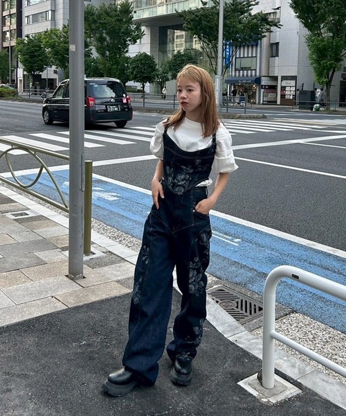 セール】【FETICO/フェティコ】《STUDIOUS別注》ROSE DENIM BUSTIER