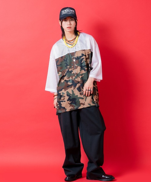 a.p.o.v.(エーピーオービー)の「a.p.o.v. カラビナキーリング付きワイドワークコットンパンツ(チノパンツ・メンズ・ベージュ/ホワイト/チャコール/ブラック・ONESIZE)」の9枚目の写真