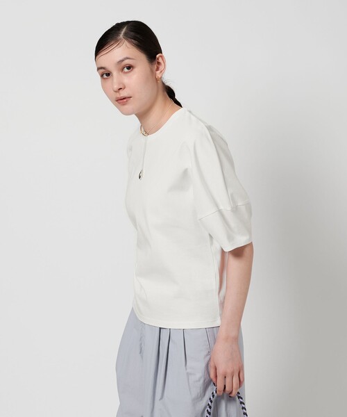 BEAUTY&YOUTH UNITED ARROWS(ビューティーアンドユースユナイテッドアローズ)の「コットン カーブスリーブ 5分袖カットソー 2(Tシャツ/カットソー・レディース・ブラック/オフホワイト/ベージュ・FREE)」の10枚目の写真