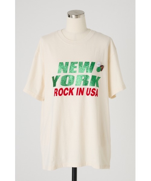 SHEL'TTER ORIGINAL(シェルターオリジナル)の「【NEWTONE】CITY SS25 Tシャツ(Tシャツ/カットソー・レディース・オフホワイト/ブルー/ライトブラック・FREE)」の2枚目の写真