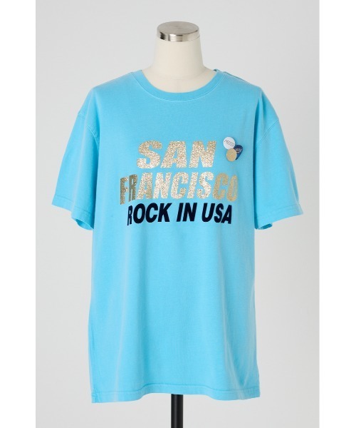 SHEL'TTER ORIGINAL(シェルターオリジナル)の「【NEWTONE】CITY SS25 Tシャツ(Tシャツ/カットソー・レディース・オフホワイト/ブルー/ライトブラック・FREE)」の3枚目の写真