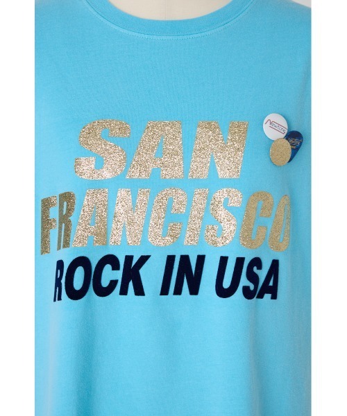SHEL'TTER ORIGINAL(シェルターオリジナル)の「【NEWTONE】CITY SS25 Tシャツ(Tシャツ/カットソー・レディース・オフホワイト/ブルー/ライトブラック・FREE)」の5枚目の写真