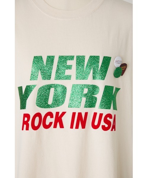 SHEL'TTER ORIGINAL(シェルターオリジナル)の「【NEWTONE】CITY SS25 Tシャツ(Tシャツ/カットソー・レディース・オフホワイト/ブルー/ライトブラック・FREE)」の19枚目の写真