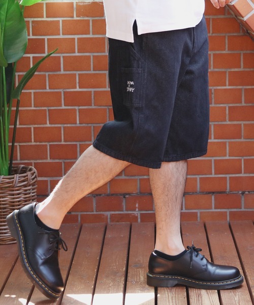 THRASHER（スラッシャー）の「THRASHER　デニムペインターハーフパンツ（デニムパンツ・メンズ・ブラック/インディゴブルー/サックスブルー/ブルー系その他/ブラック系その他/ライトブルー・X-LARGE/MEDIUM/LARGE）」の6枚目の写真