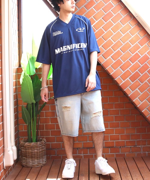 THRASHER（スラッシャー）の「THRASHER　デニムペインターハーフパンツ（デニムパンツ・メンズ・ブラック/インディゴブルー/サックスブルー/ブルー系その他/ブラック系その他/ライトブルー・X-LARGE/MEDIUM/LARGE）」の17枚目の写真