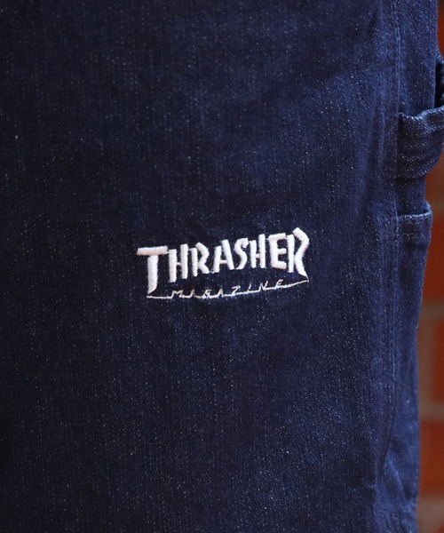 THRASHER（スラッシャー）の「THRASHER　デニムペインターハーフパンツ（デニムパンツ・メンズ・ブラック/インディゴブルー/サックスブルー/ブルー系その他/ブラック系その他/ライトブルー・X-LARGE/MEDIUM/LARGE）」の13枚目の写真