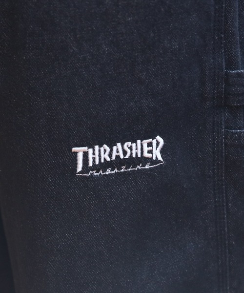 THRASHER（スラッシャー）の「THRASHER　デニムペインターハーフパンツ（デニムパンツ・メンズ・ブラック/インディゴブルー/サックスブルー/ブルー系その他/ブラック系その他/ライトブルー・X-LARGE/MEDIUM/LARGE）」の14枚目の写真