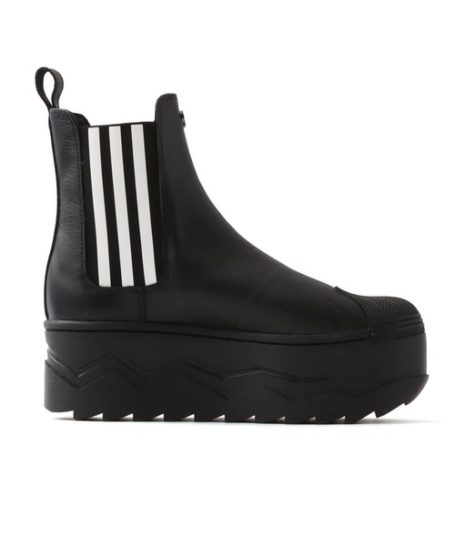 adidas（アディダス）の「adidas SSTR PF BOOTS atmos pink / アディダス スーパースター プラットフォーム ブーツ アトモス ピンク【SP】（ブーツ・レディース・ブラック・23.5cm/23.0cm/22.5cm/22.0cm/26.0cm/25.5cm/25.0cm/24.5cm/24.0cm）」の21枚目の写真