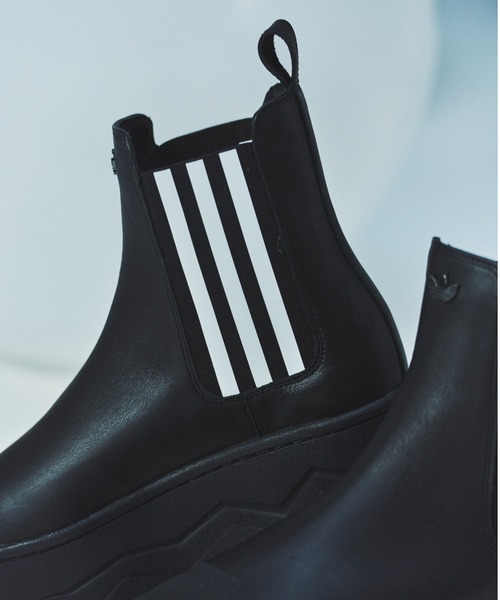 adidas（アディダス）の「adidas SSTR PF BOOTS atmos pink / アディダス スーパースター プラットフォーム ブーツ アトモス ピンク【SP】（ブーツ・レディース・ブラック・23.5cm/23.0cm/22.5cm/22.0cm/26.0cm/25.5cm/25.0cm/24.5cm/24.0cm）」の13枚目の写真