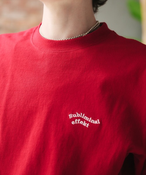 Adoon plain(アドーンプレーン)の「【新色追加 ネイビー系】WAVE LOGO DRAWCORD T-SHIRT / ウェーブロゴドローコードT(Tシャツ/カットソー・メンズ・ブラック/ネイビー/ブラウン/レッド/オフホワイト/その他/ライトブラウン/レッド系その他/ネイビー系・MEDIUM/LARGE)」の22枚目の写真