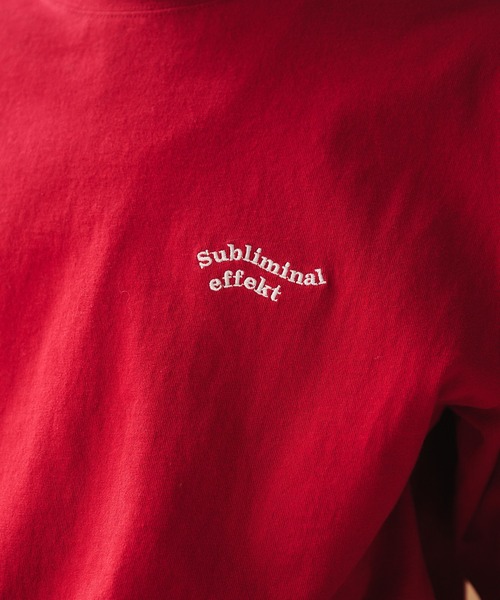 Adoon plain(アドーンプレーン)の「【新色追加 ネイビー系】WAVE LOGO DRAWCORD T-SHIRT / ウェーブロゴドローコードT(Tシャツ/カットソー・メンズ・ブラック/ネイビー/ブラウン/レッド/オフホワイト/その他/ライトブラウン/レッド系その他/ネイビー系・MEDIUM/LARGE)」の21枚目の写真