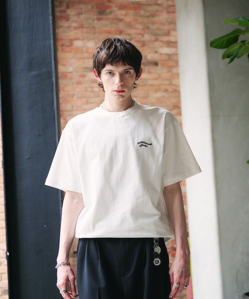 新色追加 ネイビー系】WAVE LOGO DRAWCORD T-SHIRT / ウェーブ