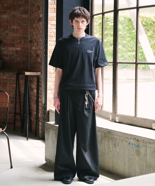 セール】【新色追加 ネイビー系】WAVE LOGO DRAWCORD T-SHIRT