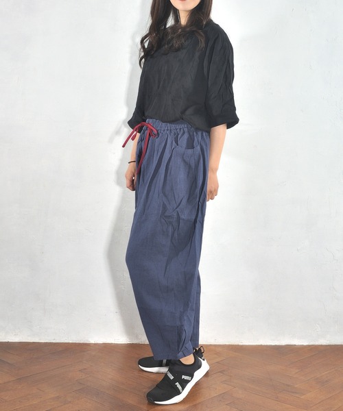 セール】Colork(カラック) 綿麻イージーリラックスパンツ（その他