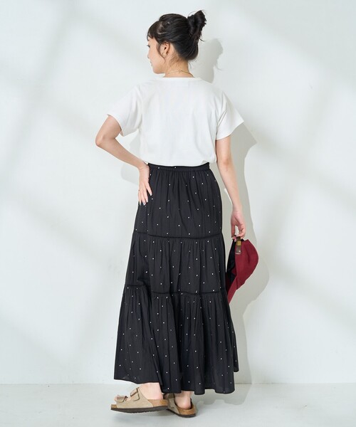 FREAK'S STORE（フリークスストア）の「ヴィンテージ プリントミニTシャツ（Tシャツ/カットソー・レディース・ネイビー/オフホワイト/マスタード・ﾌﾘ-）」の13枚目の写真