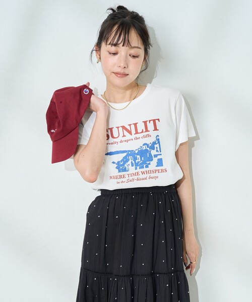 T【土日発送、ヴィンテージ等大量出品中】 セール】ヴィンテージ プリントミニTシャツ（Tシャツ/カットソー