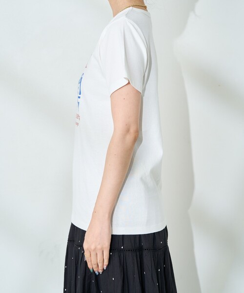 FREAK'S STORE（フリークスストア）の「ヴィンテージ プリントミニTシャツ（Tシャツ/カットソー・レディース・ネイビー/オフホワイト/マスタード・ﾌﾘ-）」の19枚目の写真