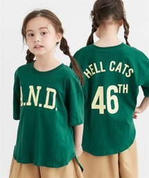 QUNTSTYLE | ビッグシルエットバックプリントＴシャツ（男の子・女の子）(Tシャツ/カットソー)