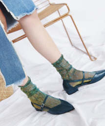 SILVER BULLET（シルバーバレット）の「『SBLTR』ユニセックス シースルー銀糸デザインソックス 靴下（ソックス/靴下）」