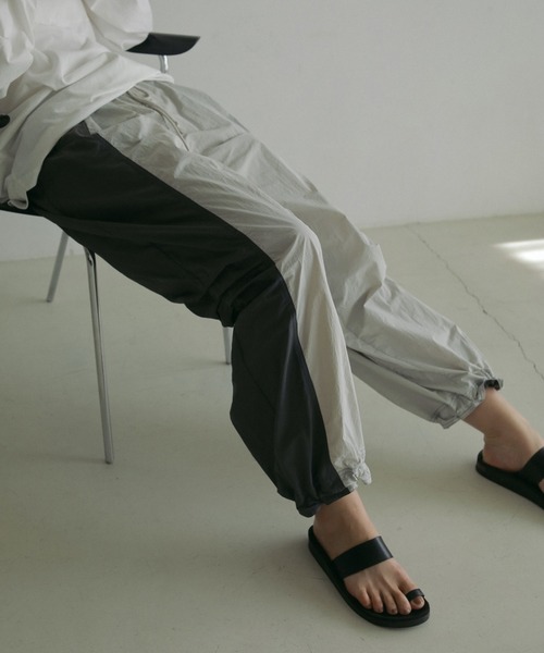 パンツ Bicolor Parachute Pants 36 anuke パンツ Bicolor Parachute Pants レディース : ZOZOTOWN
