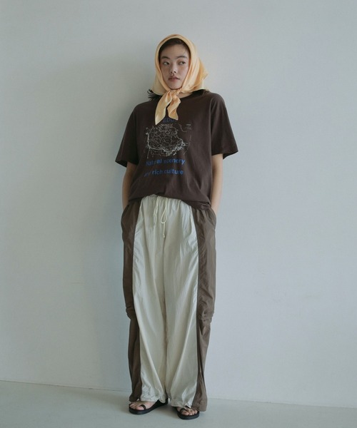 アンヌーク　パラシュートパンツ セール】Bicolor Parachute Pants（その他パンツ）｜anuke