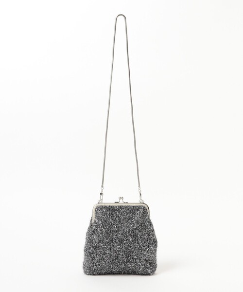 Ray BEAMS（レイビームス）の「【別注】キャセ  シャイニーニット バッグ（トートバッグ・レディース・ブラック/ワイン・ONE SIZE）」の14枚目の写真