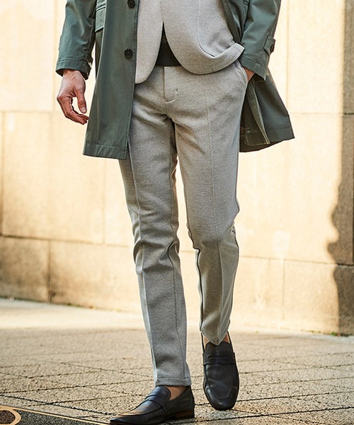 g-stage（ジーステージ）の「G-STAGE 清涼＆吸水速乾 バーズアイストレッチテーパードパンツ（その他パンツ・メンズ・ライトブルー/ベージュ/ライトグレー・44/46/50/48）」の7枚目の写真