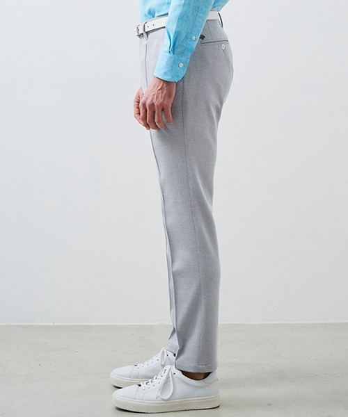 g-stage（ジーステージ）の「G-STAGE 清涼＆吸水速乾 バーズアイストレッチテーパードパンツ（その他パンツ・メンズ・ライトブルー/ベージュ/ライトグレー・44/46/50/48）」の15枚目の写真