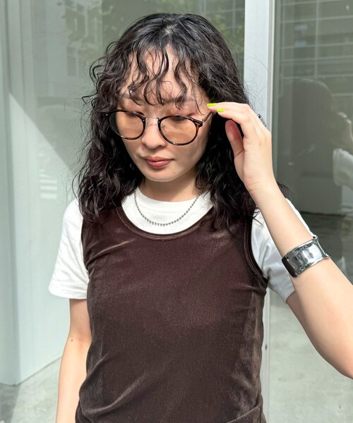 fredy emue（フレディエミュ）の「調光レンズボストンサングラス（サングラス・レディース・ブラック/ブラウン系その他・FREE）」の6枚目の写真