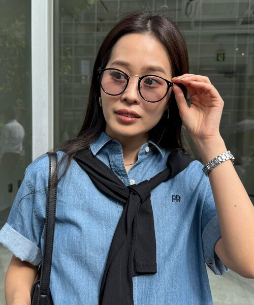 fredy emue（フレディエミュ）の「調光レンズボストンサングラス（サングラス・レディース・ブラック/ブラウン系その他・FREE）」の10枚目の写真