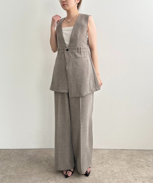 LHELBIE（レルビエ）の「ラメベルトワイドパンツ（その他パンツ・レディース・ブラック/ブルー/ブラウン・M）」の20枚目の写真